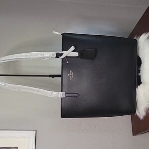 Kate Spade Brynn Large Tote Bag Black Saffiano pvc KG109 NWT $359